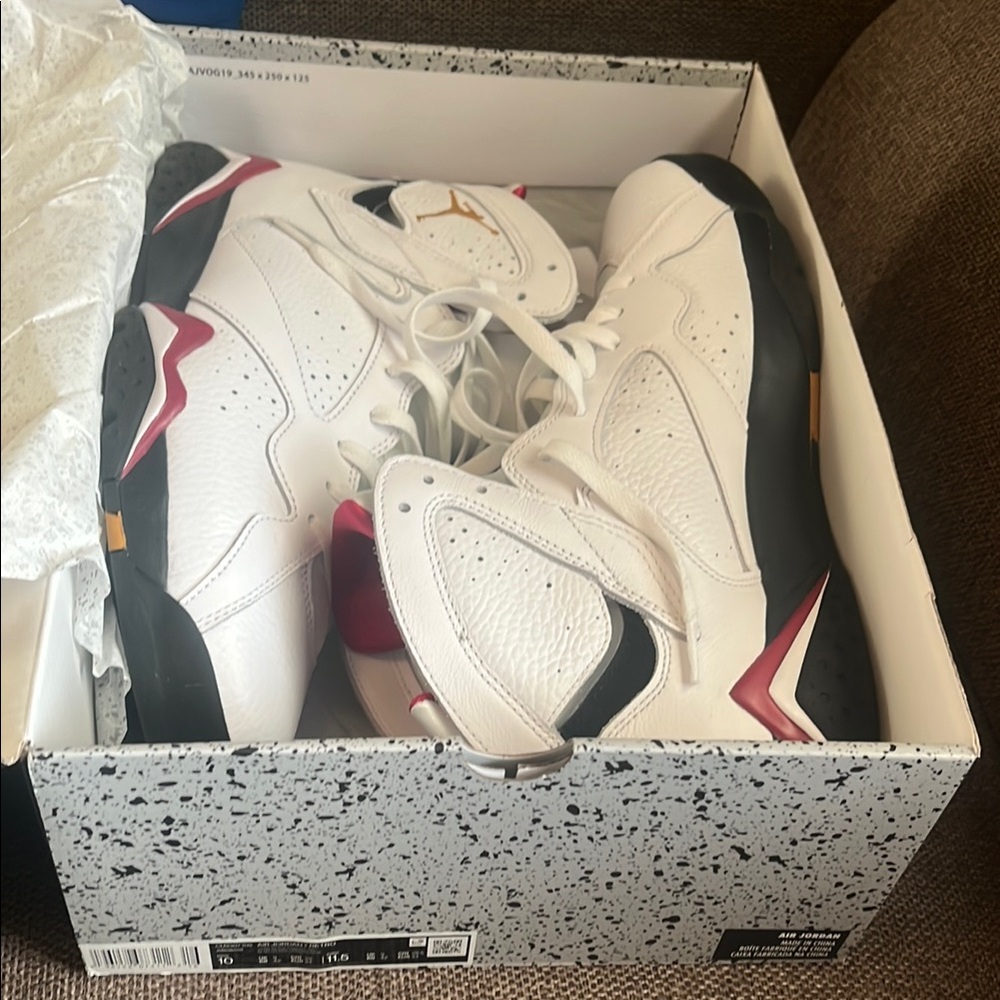 Jordan Sneakers White and Red